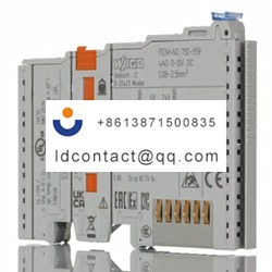 750559WAGO PLC IO Module for Use wi