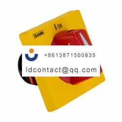 GAX63 Lovato Rotary Handle  Red Yel