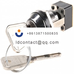 MSL8606B Lorlin 2 position key swit