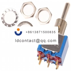 5647CDB APEM Knurled Switch  DPST  