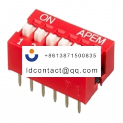 NDSR 06 V APEM 6 position DIP switc