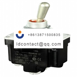 2TL1 6 Honeywell Knob Switch  DPST 