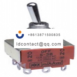 S38 NKK Switches Knob Switch  Tripl