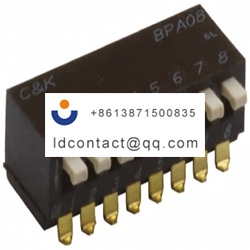 BPA04SBR C   K 4 bit DIP switch  si