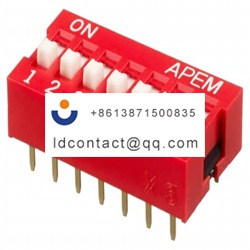 NDS 07 V APEM 7 position DIP switch