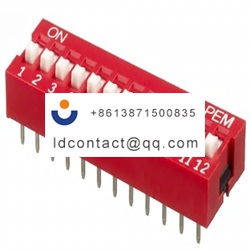 NDS 12 V APEM 12 position DIP switc