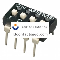 IKD0400101 APEM 4 Pin DIP Switch  R