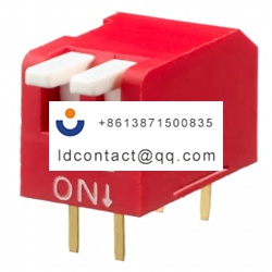 DPL02V Apem 2 position Piano Dip Sw