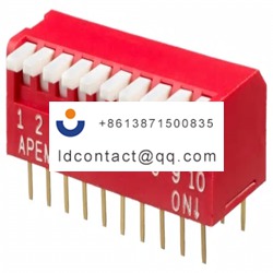DPL10V APEM 10 position Piano Dip s