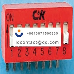 BD08AV C   K 8 position DIP switch 