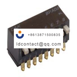 BPA06SBR C   K 6 position DIP switc