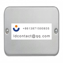 CLA3027 Contactum Steel Switch Plat
