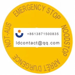 216467 M22 XAK3 Eaton Labels  Emerg